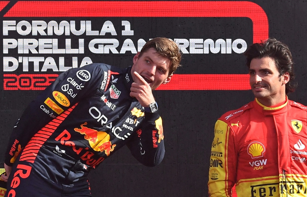 Max Verstappen stretched his lead in the standings over Perez to 145 points with eight rounds remaining. Red Bull lead Mercedes in the constructors’ championship by 310 points with Ferrari moving up to third. — Reuters pic