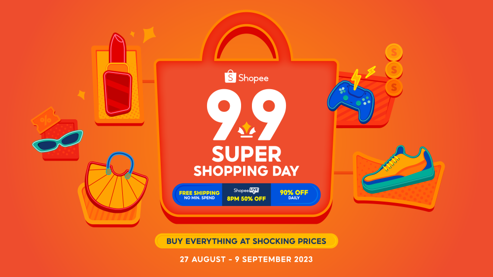 Shopee 9.9 mega sale features attractive deals and discounts up to 90 per cent. — Picture courtesy of Shopee Malaysia