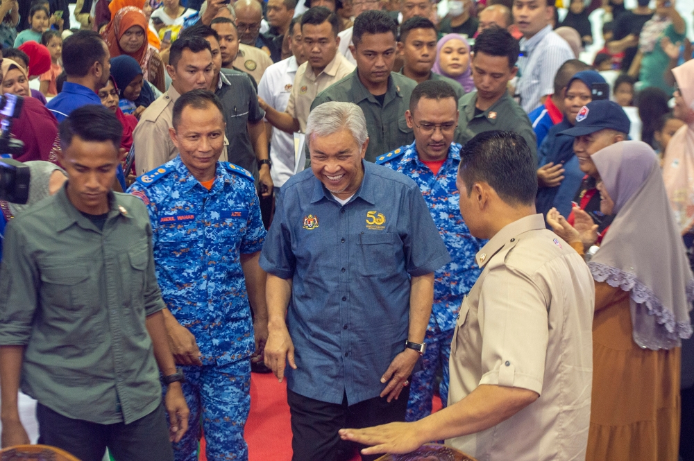 The Attorney General’s Chambers (AGC) told the Malaysian Bar today that it did not ‘withdraw’ the charges against Deputy Prime Minister Datuk Seri Ahmad Zahid Hamidi but was acting in good faith over new representations made to it over his case. — Picture by Shafwan Zaidon