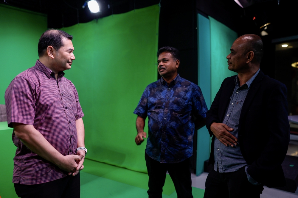 Minister of Economy Rafizi Ramli said so far the development of Padu, which collates the socio-economic information of every Malaysian household, is going smoothly as scheduled. — Bernama pic    