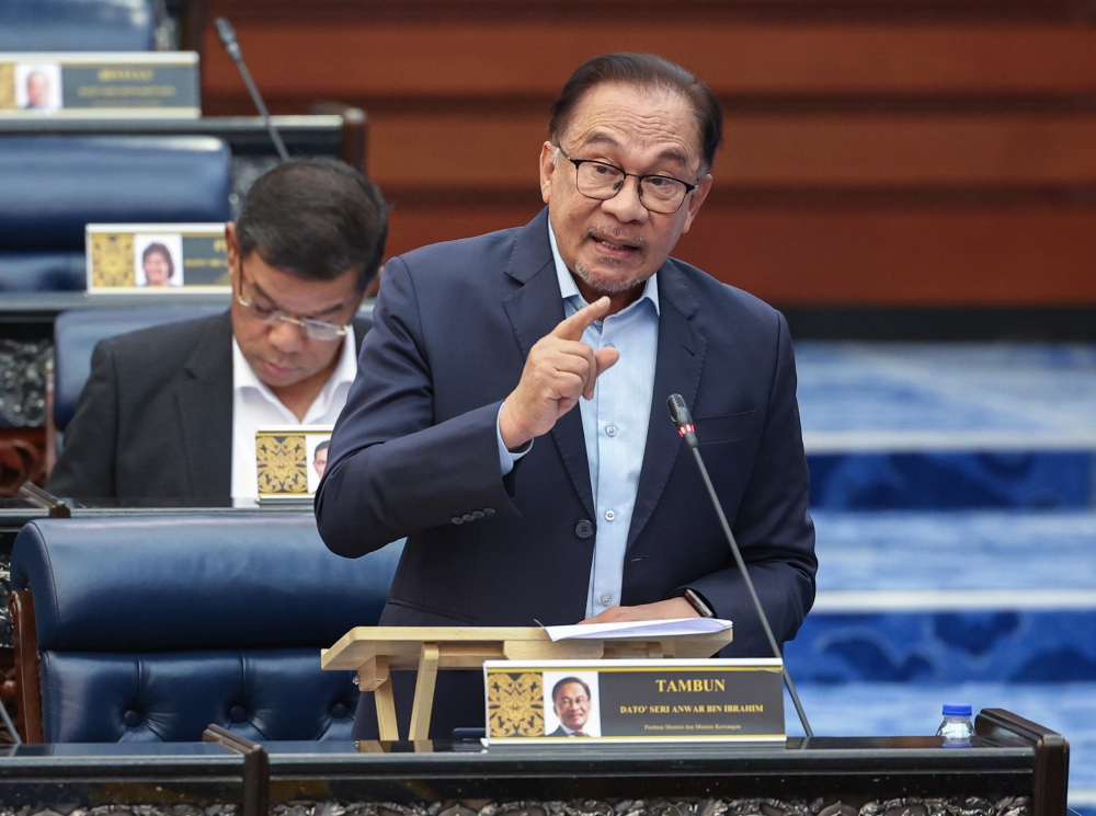 Prime Minister Datuk Seri Anwar Ibrahim said the raise was to increase the need to finance the people’s priority areas in addition to improving the quality of management and retargeting subsidies to meet the basic needs of the people. ― Bernama pic