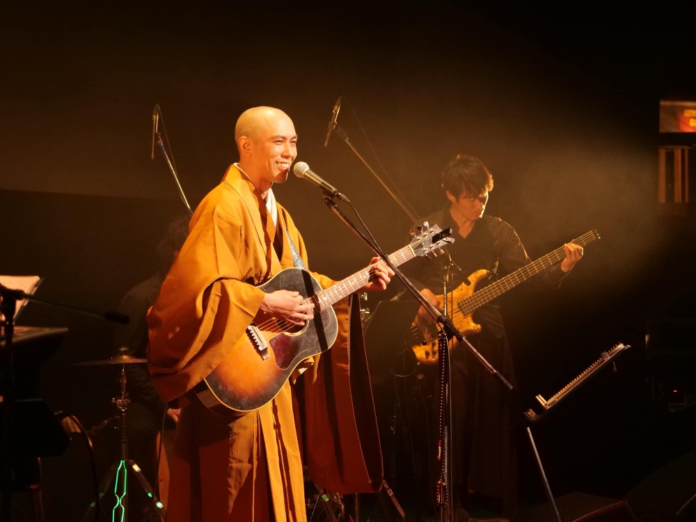 Monk rocker Yakushiji comes from a family that practices danka, a Japanese tradition of father-to-son succession of a temple — Picture courtesy of Bugz Production PLT