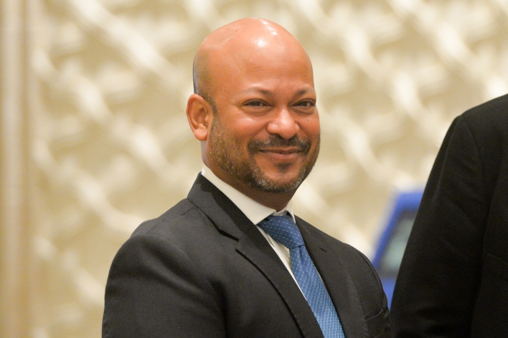 Former 1MDB CEO Arul Kanda Kandasamy at the Kuala Lumpur Court Complex Sept 12, 2023. — Picture by Miera Zulyana