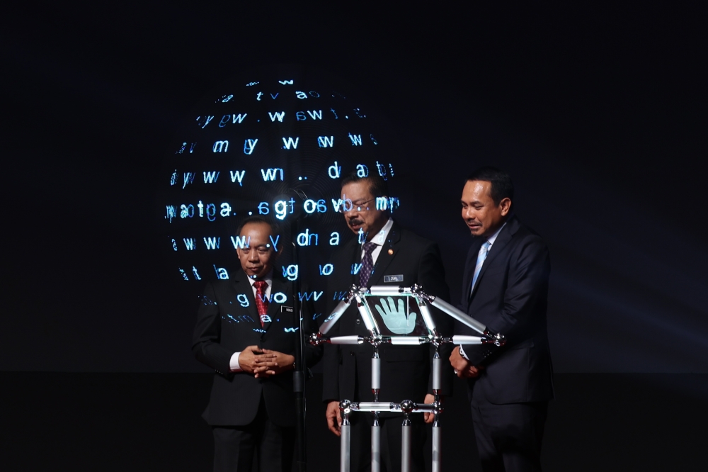 Chief Secretary to the Government Tan Sri Mohd Zuki Ali at the opening ceremony of the Public Sector Digital Conference 2023 in Putrajaya September 13, 2023. — Bernama pic