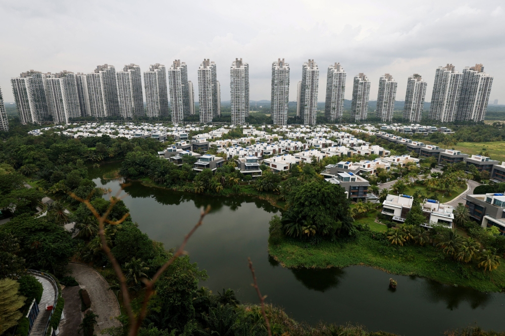 A view of the residential apartments in Country Garden’s Forest City development in Johor Bahru, Malaysia August 16, 2023. — Reuters pic
