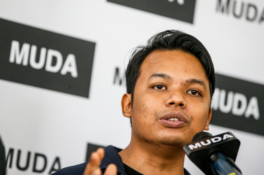 Muda secretary-general Amir Hadi says his party’s central executive committee had never discussed joining federal Opposition coalition Perikatan Nasional. ― Picture by Hari Anggara
