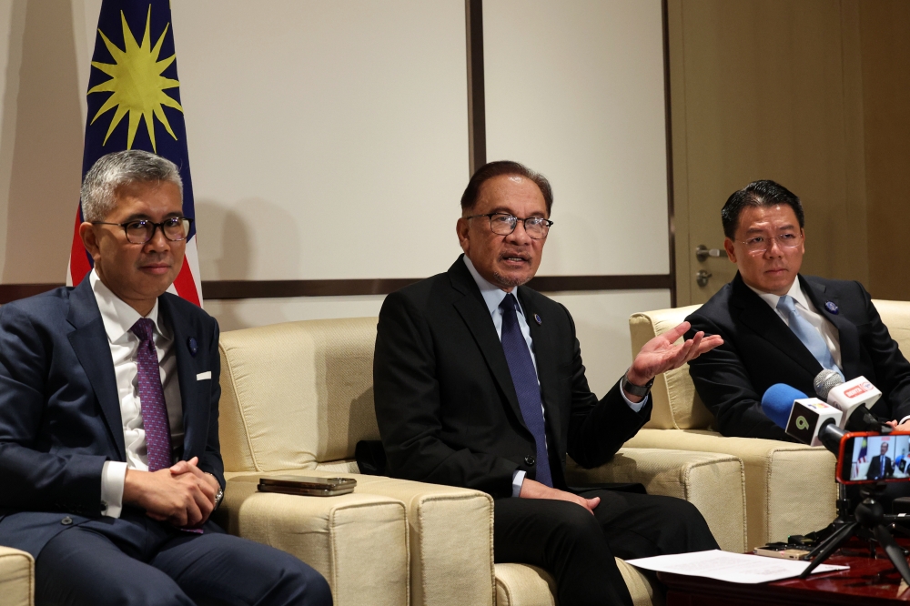 The prime minister said Malaysia is taking a more pragmatic approach as China is an economic superpower with significant investments in Malaysia. — Bernama pic