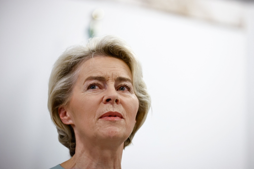 European Commission President Ursula von der Leyen  vowed to increase access to legal channels for the migrants. — Reuters pic