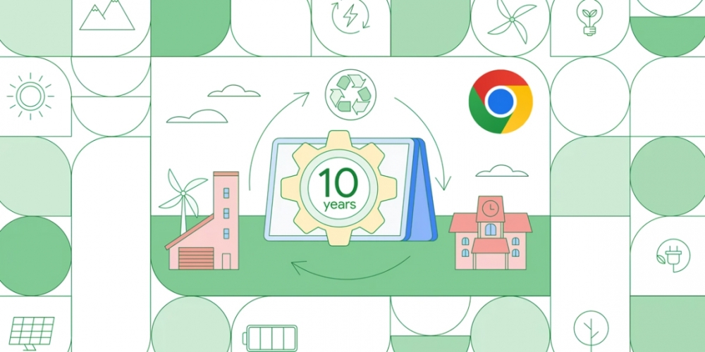 Google has announced that they’re now guaranteeing all Chromebook platforms regular automatic updates of 10 years. — Pictures by SoyaCincau 