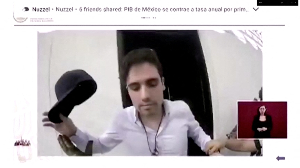 Ovidio Guzman is briefly captured by Mexican military police in a residential compound near the centre of Culiacan in the state of Sinaloa, Mexico October 17, 2019 in this still image taken from a helmet camera footage obtained October 30, 2019. ― Mexican Government TV/Handout via Reuters