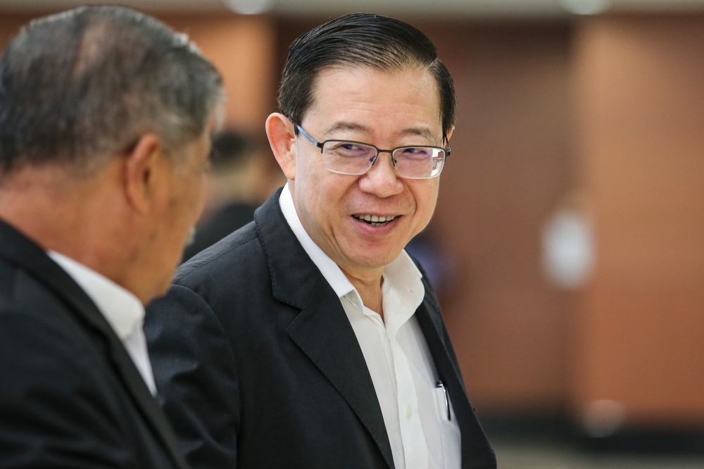 Bagan MP Lim Guan Eng said the Penang state government and its people, regardless of political affiliation, must come together to apply for Federal government approval of an SFZ for Penang in the coming 2024 Budget. — Picture by Hari Anggara