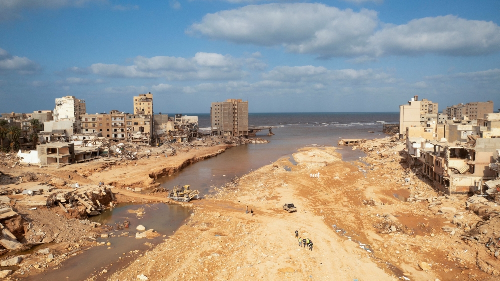 A general view shows destroyed buildings and houses in the aftermath of a deadly storm and flooding, in Derna September 18, 2023. — Reuters pic