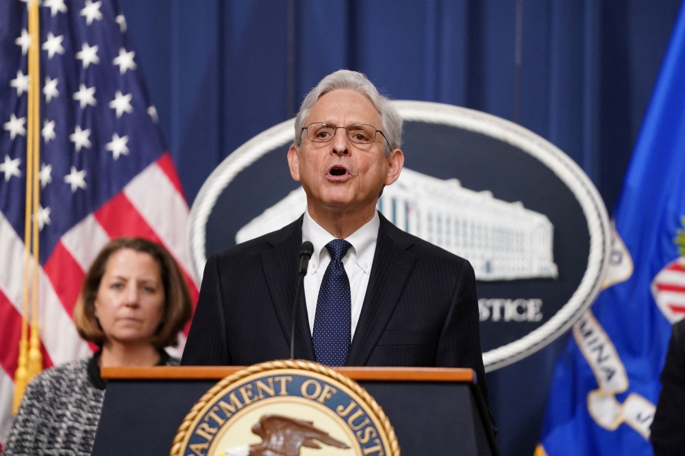 US Attorney General Merrick Garland strongly denied that politics steered his investigative decisions— AFP file pic