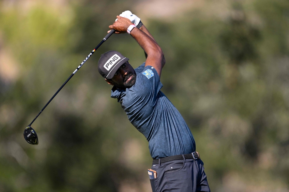 Sahith Theegala of the United States during the final round of the Fortinet Championship at Silverado Resort and Spa on September 17, 2023 in Napa, California. ― Orlando Ramirez/Getty Images/AFP pic