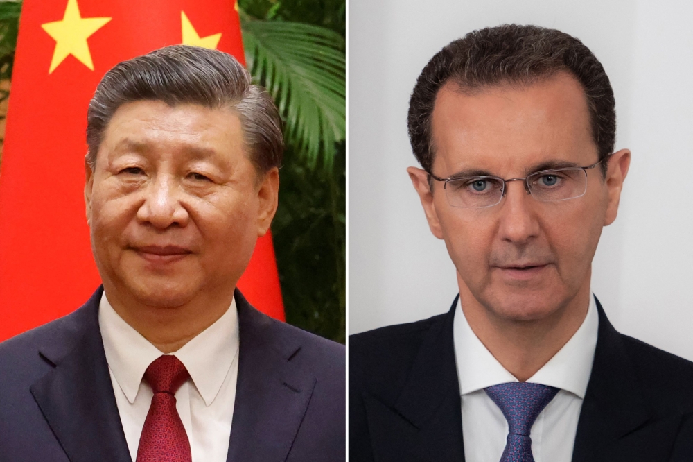 Syrian President Bashar Al-Assad begins today his first official trip to China in almost two decades, where he will ask a longtime ally President Xi Jinping  for financial support. — AFP pic/SANA