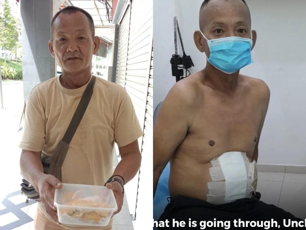 The Kechara Soup Kitchen team praised Uncle Durian for his positivity throughout the whole incident. — Picture via Facebook/ Kechara Soup Kitchen.