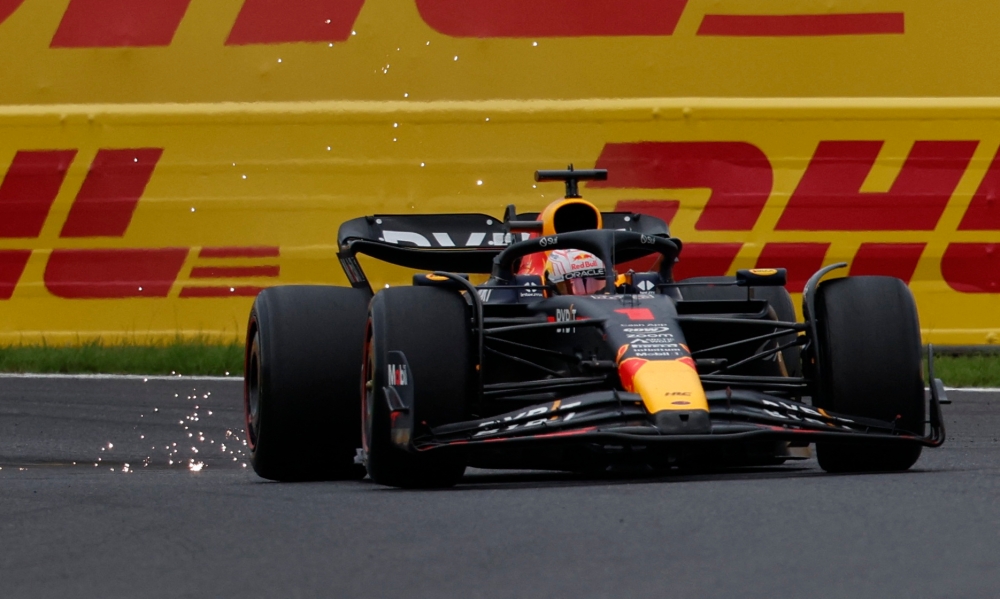 Red Bull’s Max Verstappen in action during practice for the Japanese Grand Prix at Suzuka Circuit, Suzuka, Japan, September 22, 2023. — Reuters pic 