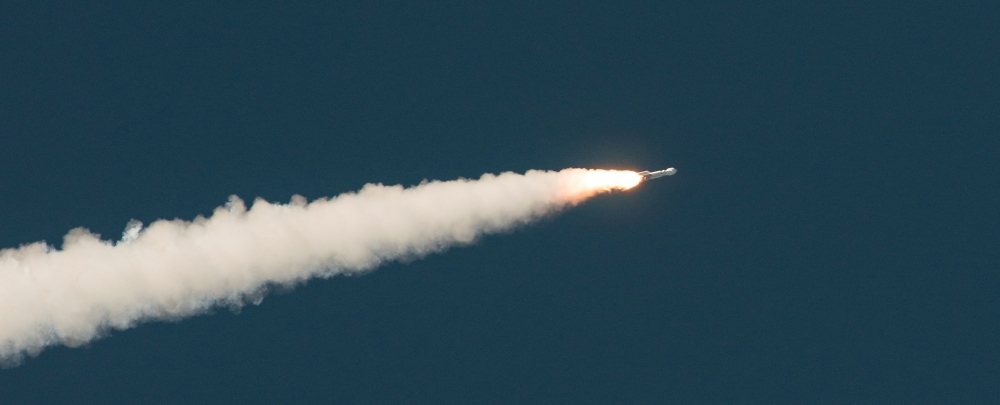 File photo of the United Launch Alliance Atlas V rocket carrying Nasa’s Origins, Spectral Interpretation, Resource Identification, Security-Regolith Explorer (OSIRIS-REx) spacecraft lifts off from Space Launch Complex 41 at Cape Canaveral Air Force Station, Florida, US in this September 8, 2016 handout photo. — Reuters pic