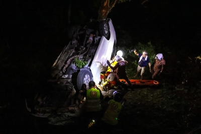 Van carrying Singaporean tourists skids, plunges into ravine in Balik Pulau - Vimarsana News