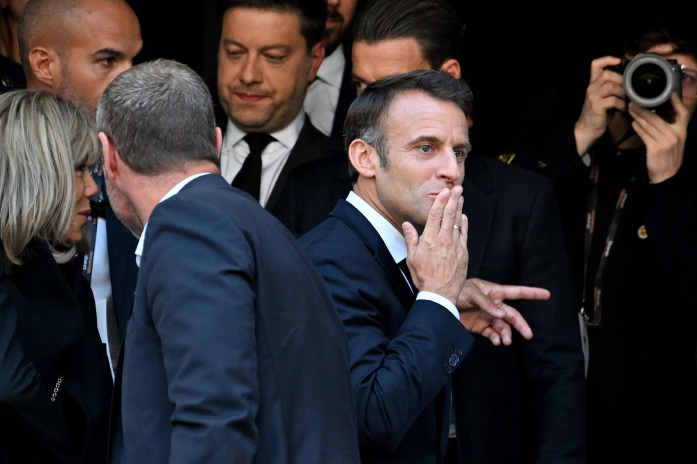 President Emmanuel Macron yesterday announced that France would withdraw its ambassador from Niger, followed by the French military contingent in the coming months, a move welcomed by Niger’s military leaders as a step towards sovereignty. — AFP pic