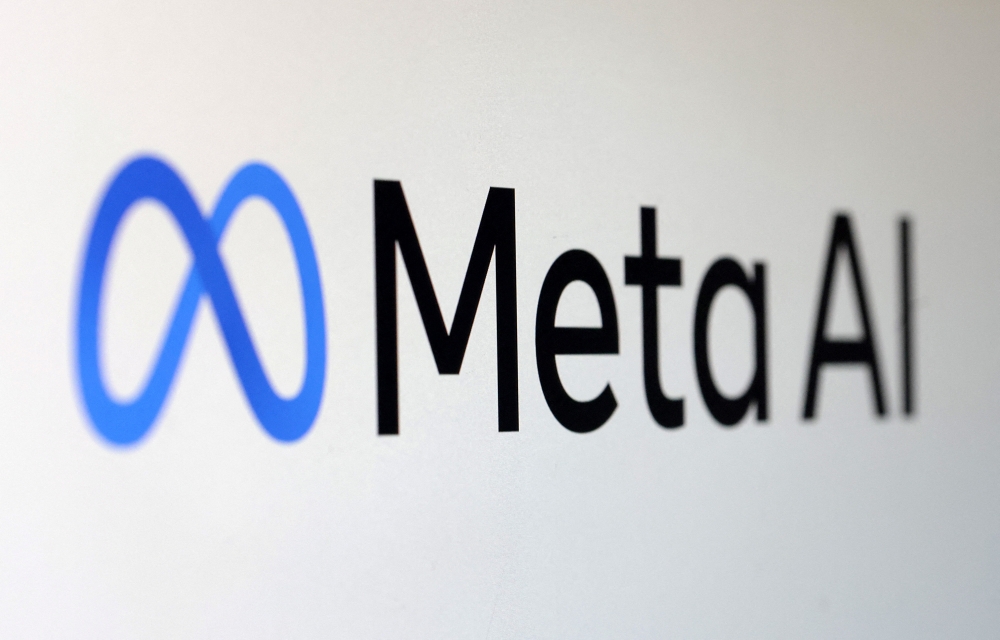 Meta AI logo is seen in this illustration taken September 28, 2023. — Reuters pic