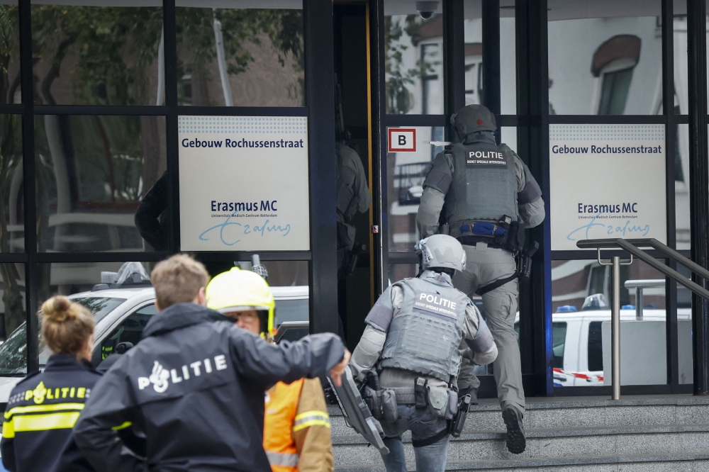 Dutch authorities had rung alarm bells about the psychotic behaviour of a man suspected of a shooting and arson rampage through Rotterdam that claimed three lives, according to local media today. — AFP pic