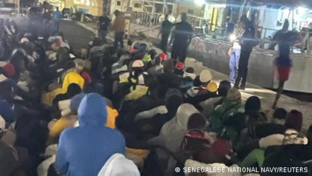 Senegal's navy intercepted 262 would-be migrants in two boats overnight. — Picture via DW