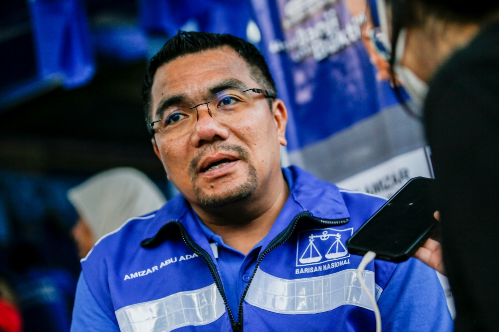 Datuk Amizar Abu Adam speaks to Malay Mail at Kampung Lembah Jaya, Pelangai in Pahang on October 1, 2023. — Picture by Hari Anggara