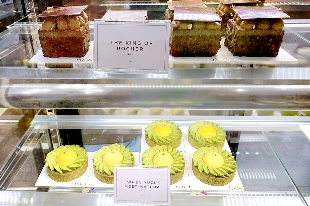 Sweet treats with witty names such as When Yuzu Met Matcha.