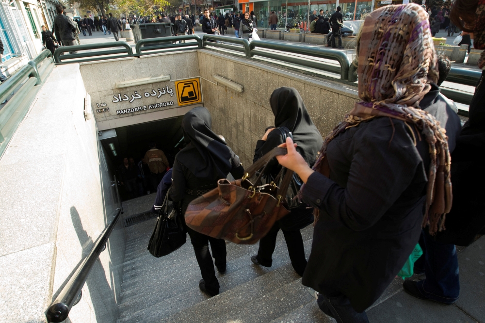 A rights group also called for an international investigation into the confrontation on the Tehran metro, just over a year after the death in custody of Mahsa Amini who had been arrested for allegedly violating the strict dress rules for women. — Reuters pic