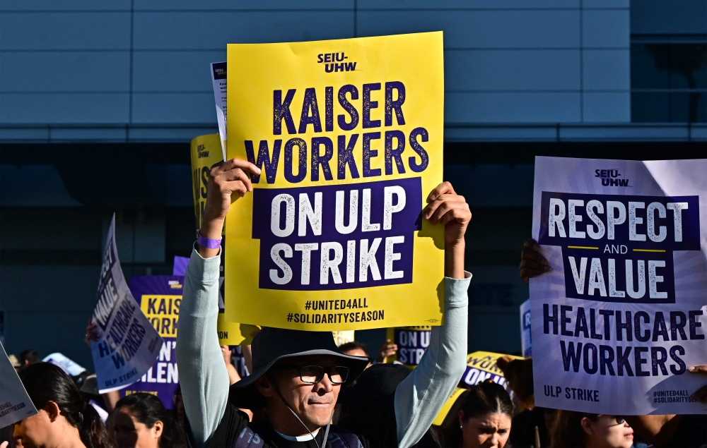 More than 75,000 US health care workers begin three-day strike | Malay Mail