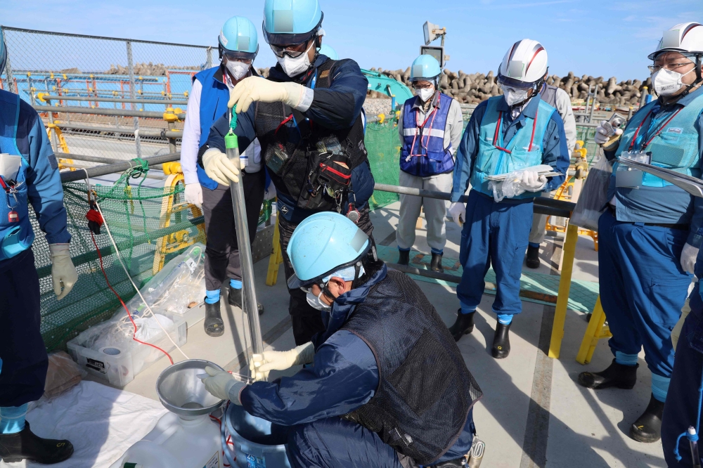 Japan began releasing a second batch of treated wastewater from the Fukushima nuclear plant today, its operator said. — AFP pic/Tokyo Electric Power Company (Tepco)