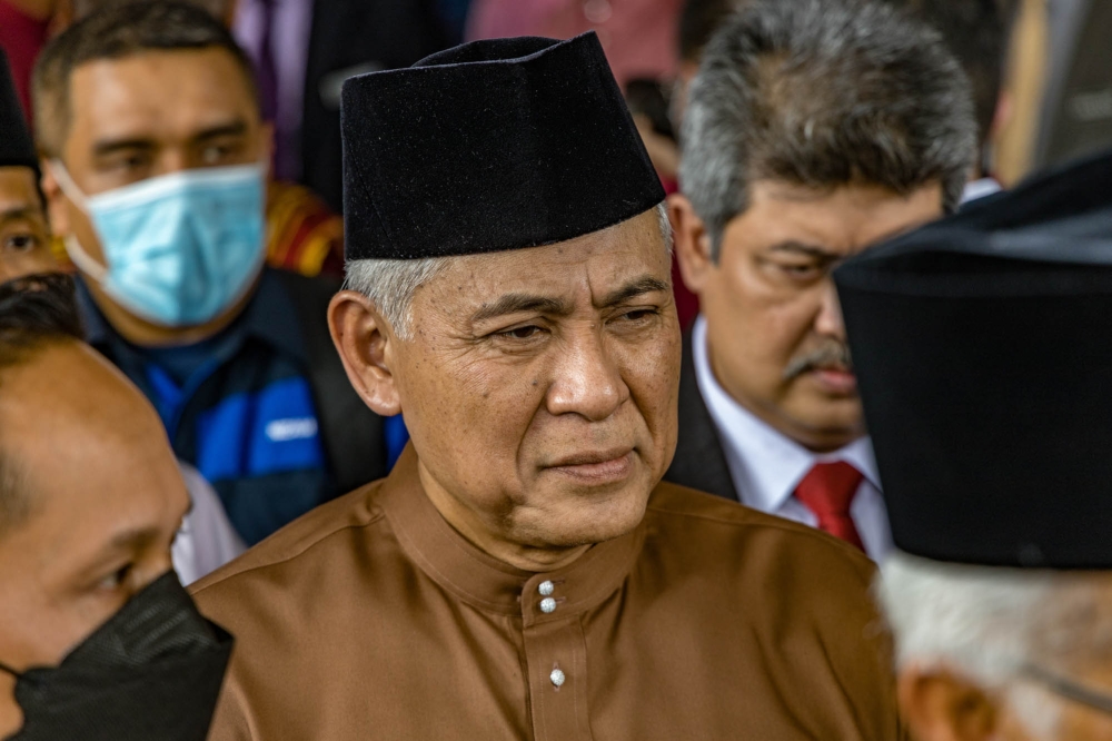 Former Inspector-General of Police Tan Sri Acryl Sani Abdullah Sani, who is also Perbadanan Usahawan Nasional Berhad (PUNB) chairman is the recipient of the Seri Panglima Darjah Kinabalu (SPDK), the highest Sabah state award that carries the title ‘Datuk Seri Panglima’. — Picture by Firdaus Latif