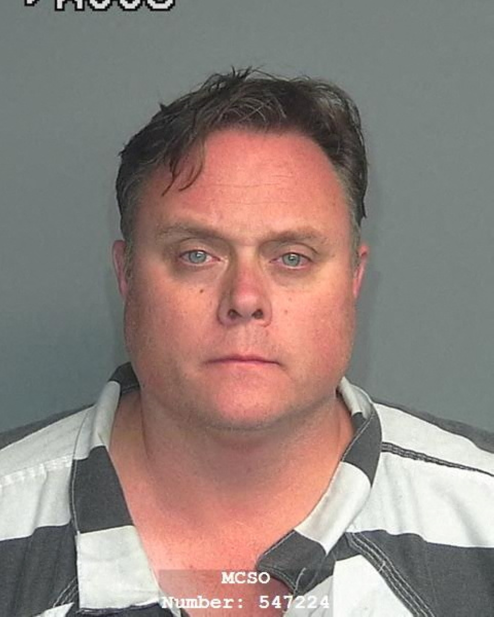 David Scott, head of Exxon Mobil's shale oil and gas business, is seen in a police mug shot obtained by Reuters on October 8, 2023. — Picture by Montgomery County Sheriff's Office/Handout via Reuters 