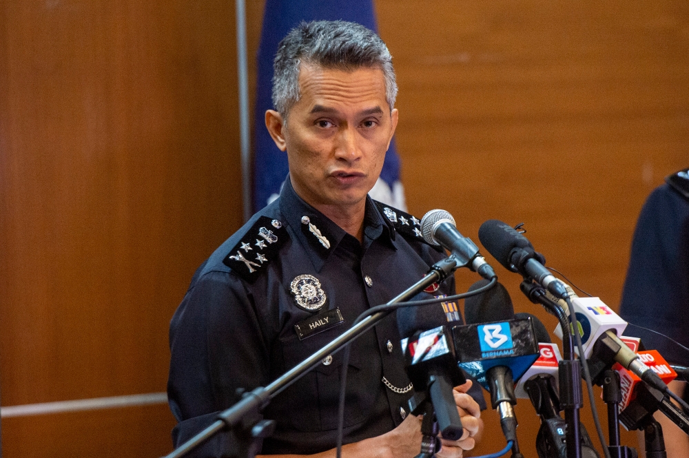 Bukit Aman’s Criminal Investigation Department (CID) director Mohd Shuhaily Mohd Zain said the investigation papers were submitted last week. — Picture by Shafwan Zaidon
