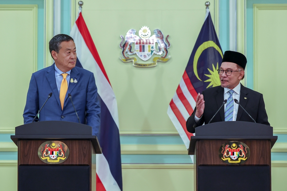 Prime Minister Datuk Seri Anwar Ibrahim said both leaders have given a one-month timeframe to submit a report on the outcome of the task forces. — Bernama pic    