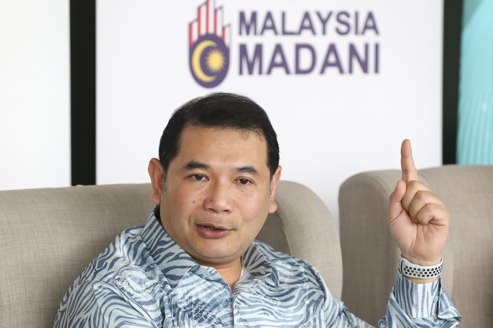 Economic Minister Rafizi Ramli has hinted at the possibility of rolling back blanket fuel subsidies for a more targeted system as early as next year. — Picture by Yusof Mat Isa