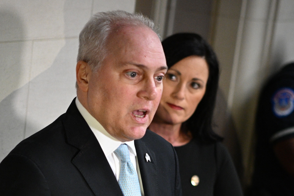 Republicans nominated Steve Scalise as their candidate for speaker of the US House of Representatives yesterday as they sought to heal bitter internal divisions paralysing their domestic agenda and preventing action on the Israel crisis. — AFP pic