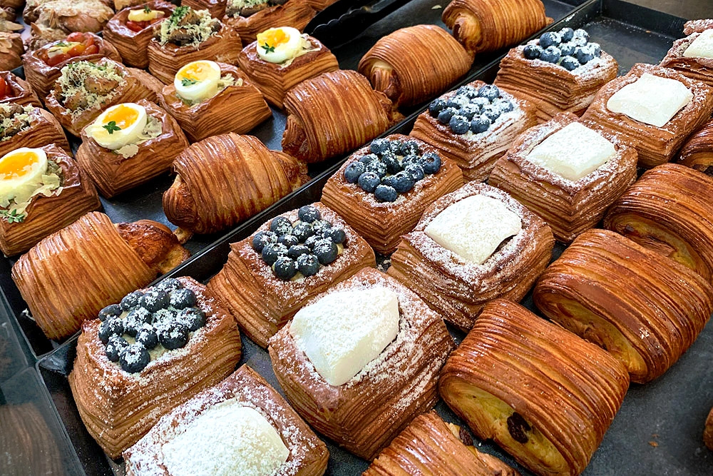 A beautiful display of pastries at Contour, a new bakery-café in PJ Old Town.