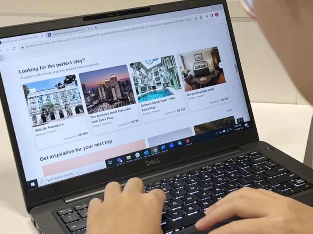 Booking.com is one of the most popular hotel-booking sites in Singapore along with the likes of Agoda and Klook. — TODAY pic