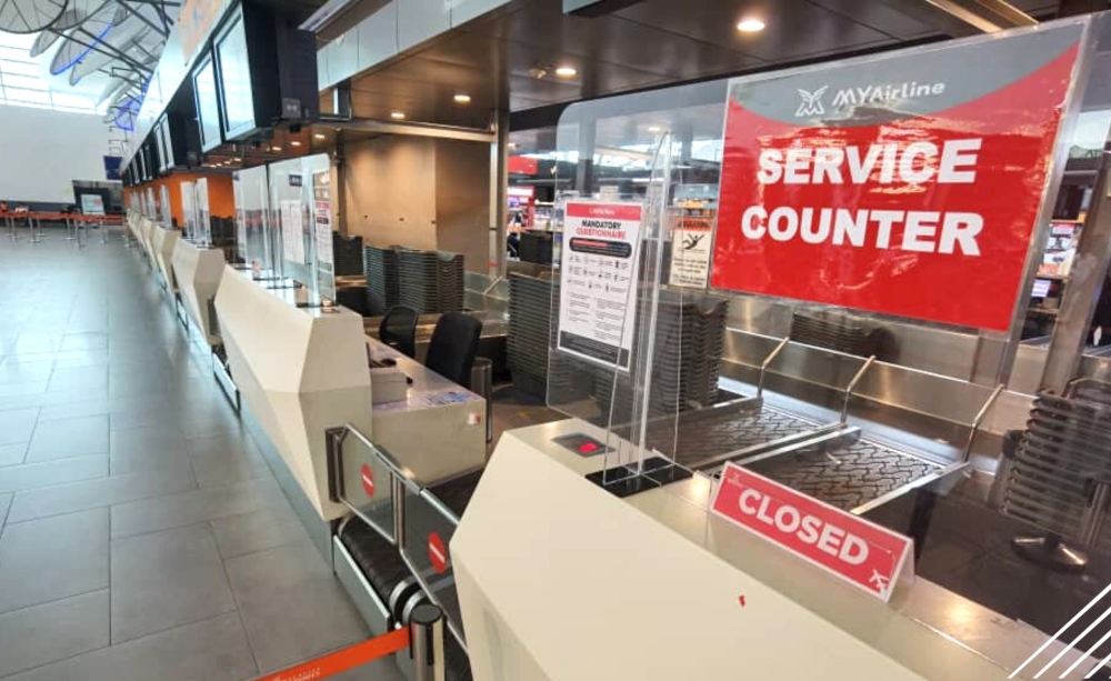 MYAirline Sdn Bhd in a statement yesterday said its operations were suspended effective today until further notice due to significant financial pressure. — Picture from X/Bernama