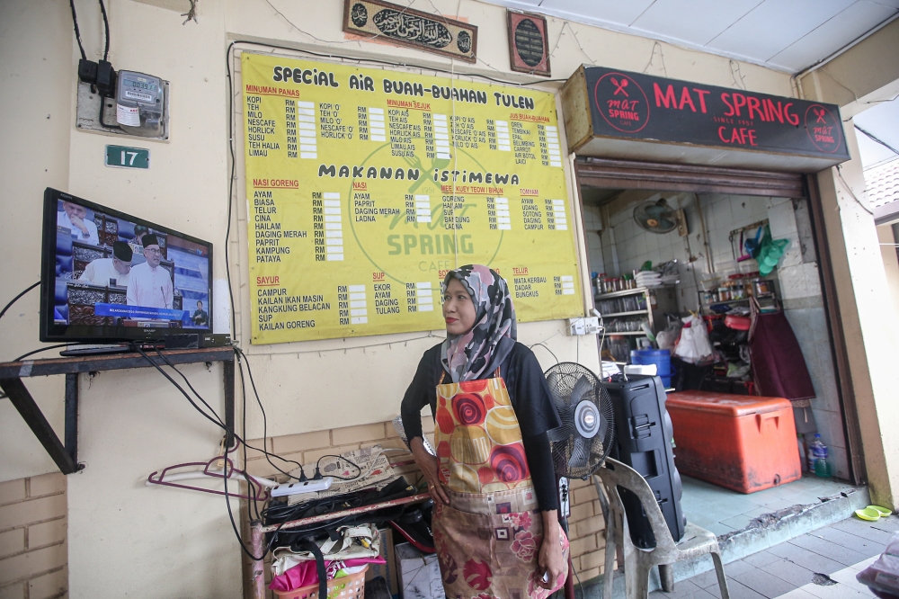 Prime Minister Datuk Seri Anwar Ibrahim tables Budget 2024 in the Dewan Rakyat October 13, 2023. ― Picture by Farhan Najib