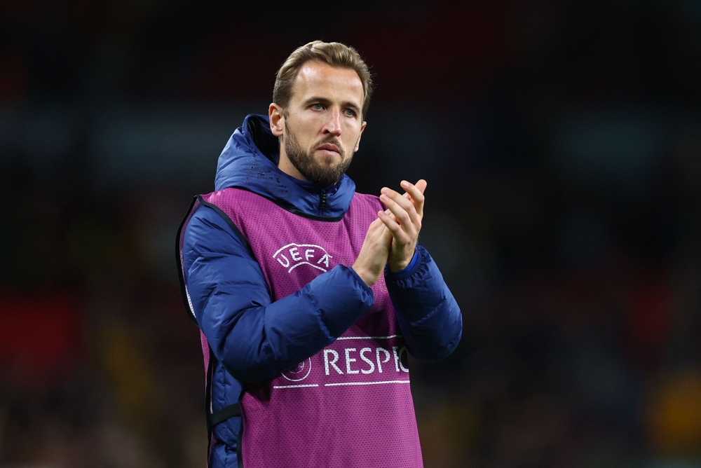England's Harry Kane applauds fans after the match against Australia October 14, 2023. ― Reuters pic