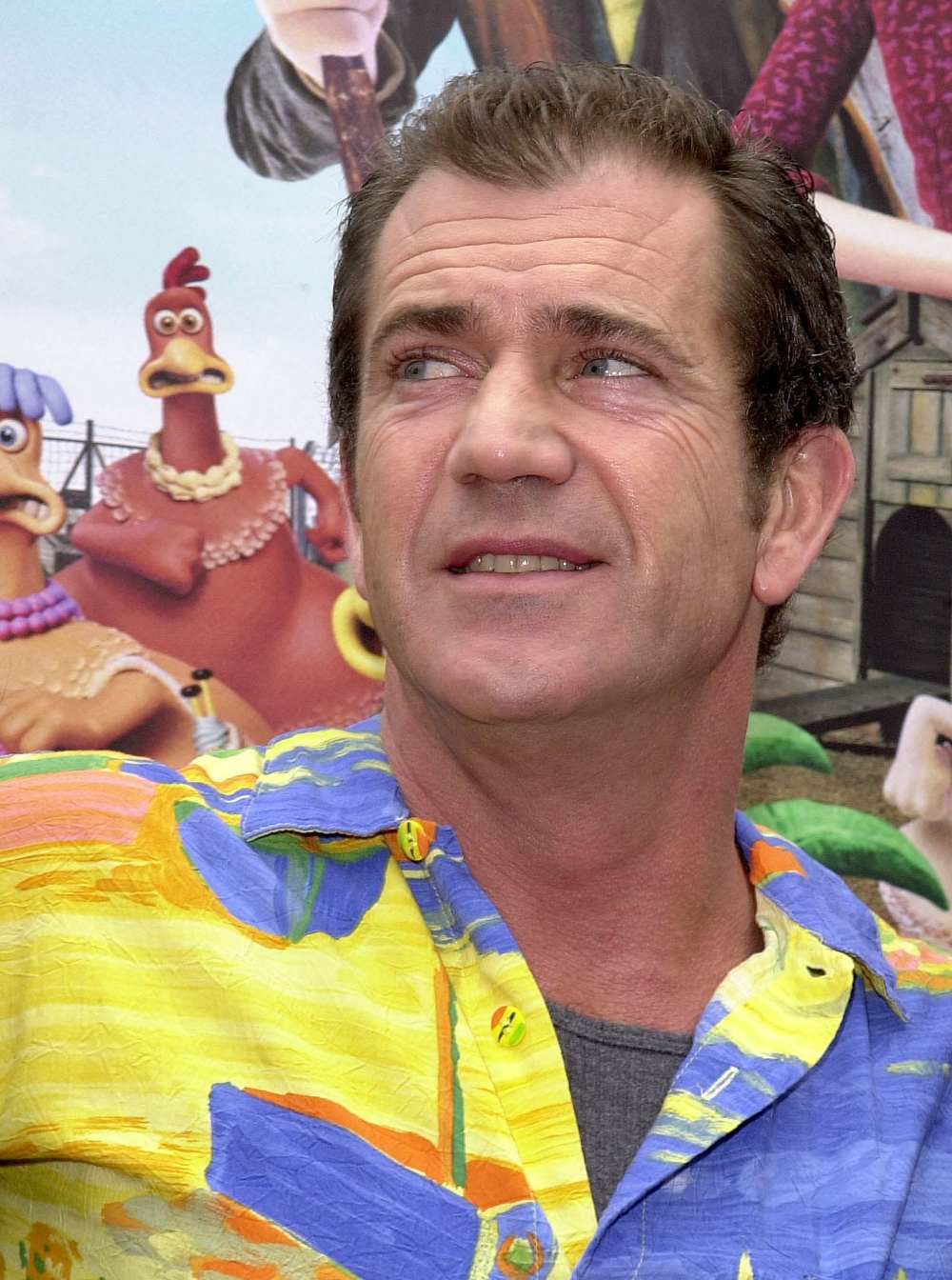 File photo of US actor Mel Gibson arrives at the premiere of new British animated film ‘Chicken Run’ for which he provides the voice of Rocky the rooster, in Universal City, California on June 17, 2000. — AFP pic