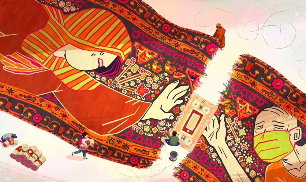 Delaram is about a 17-year-old refugee girl of the same name who is a caregiver in her household. The story follows her grief and worries upon her father’s diagnosis of Covid-19 at the outbreak of the pandemic and his subsequent admittance to the Sungai Buloh Hospital. — Screencap from eastasia.innovationforchange.net