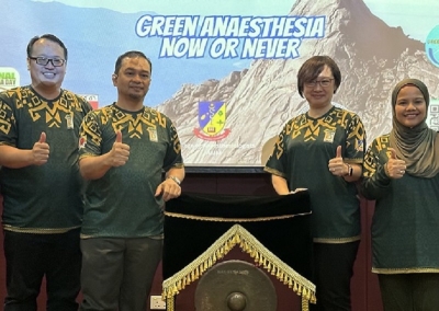 On National Anaesthesia Day, Health Ministry director says govt hospitals going green to reduce carbon dioxide emissions - Vimarsana News