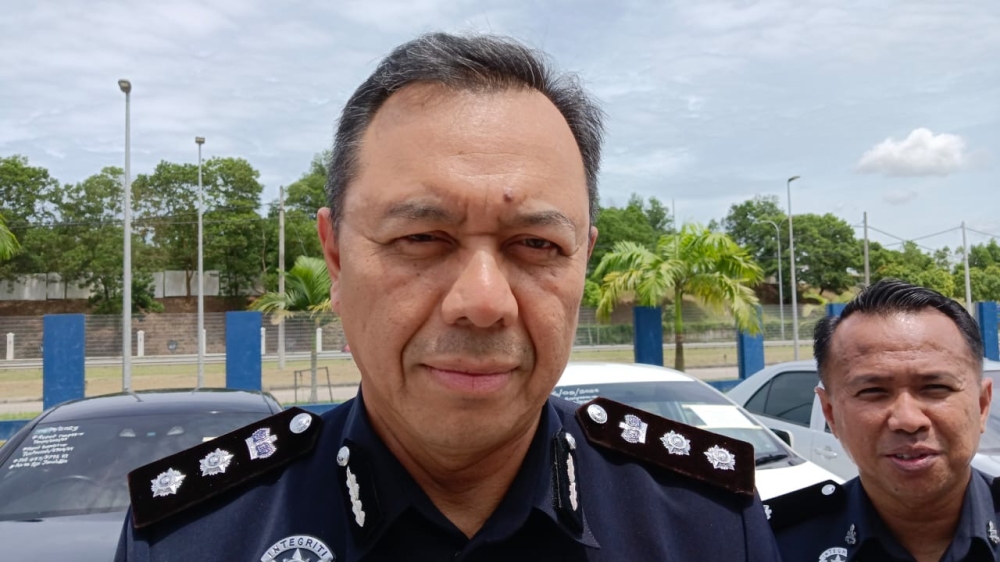 Iskandar Puteri police chief Assistant Commissioner Rahmat Ariffin said the victim had marks on his body that was believed to be from being physically abused, October 18, 2023. ― Picture by Ben Tan