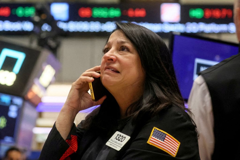 A trader works on the floor of the New York Stock Exchange (NYSE) in New York City, US, July 19, 2023. — Reuters pic