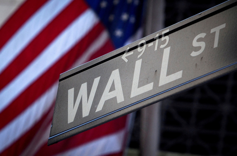 The Dow Jones Industrial Average fell 250.91 points, or 0.75 per cent, to 33,414.17, the S&P 500 lost 36.6 points, or 0.85 per cent, to 4,278 and the Nasdaq Composite dropped 128.13 points, or 0.96 per cent, to 13,186.18. ― Reuters pic
