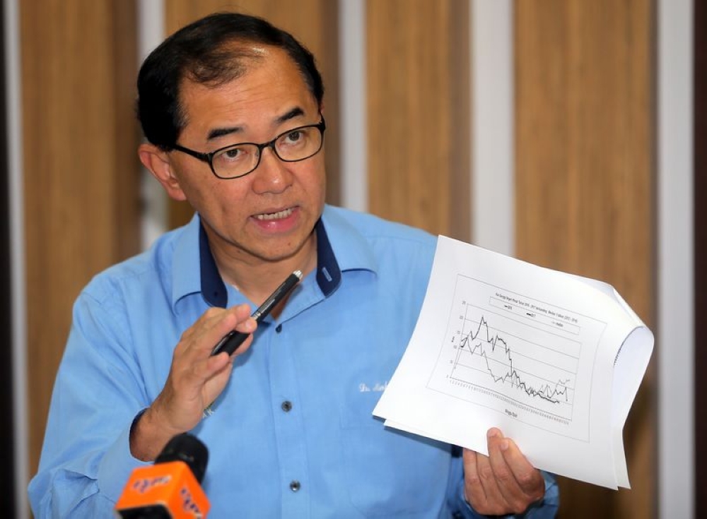 File photo of Perak Datuk Dr Mah Hang Soon. - Picture by Farhan Najib Yusoff